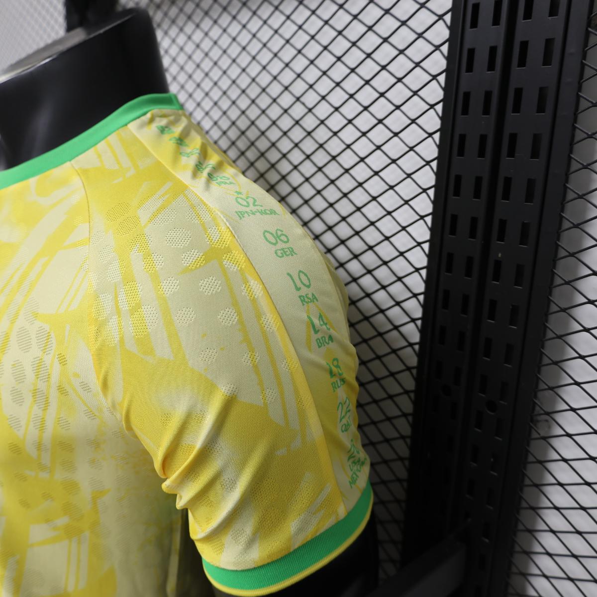 Brésil - Édition Spéciale Jaune 2026 Player - Choppe ton maillot