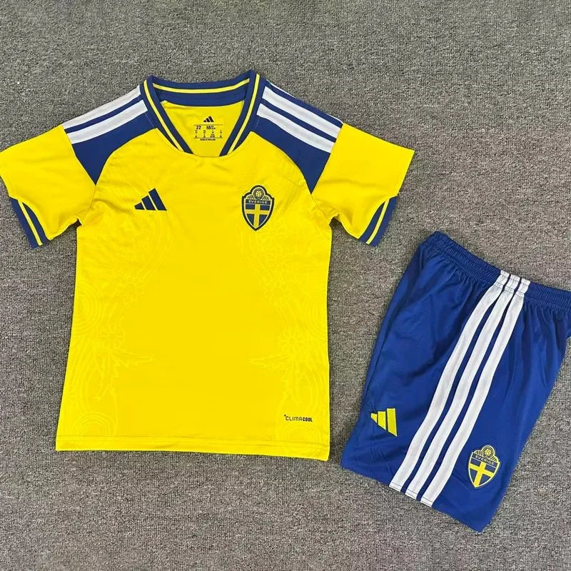 Kit enfant Suède DOM Coupe du Monde 2026 - Choppe ton maillot